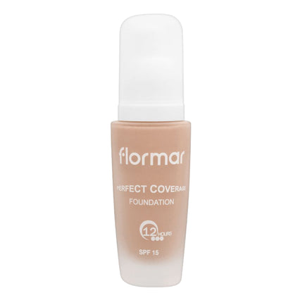 Flormar Perfect Coverage Foundation (Shade:Natural Ivory 107) 30ml