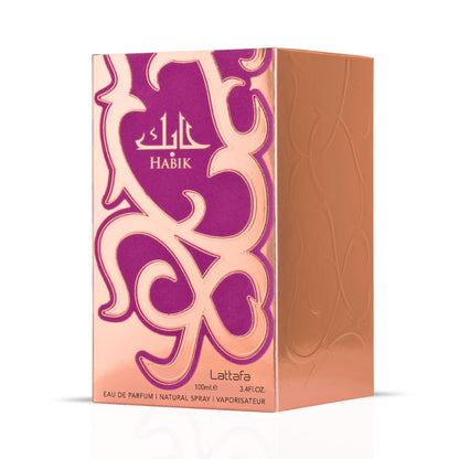 Lattafa Habik Eau de Parfum 100ml - Original Long-Lasting Elegant Floral Perfume for Women