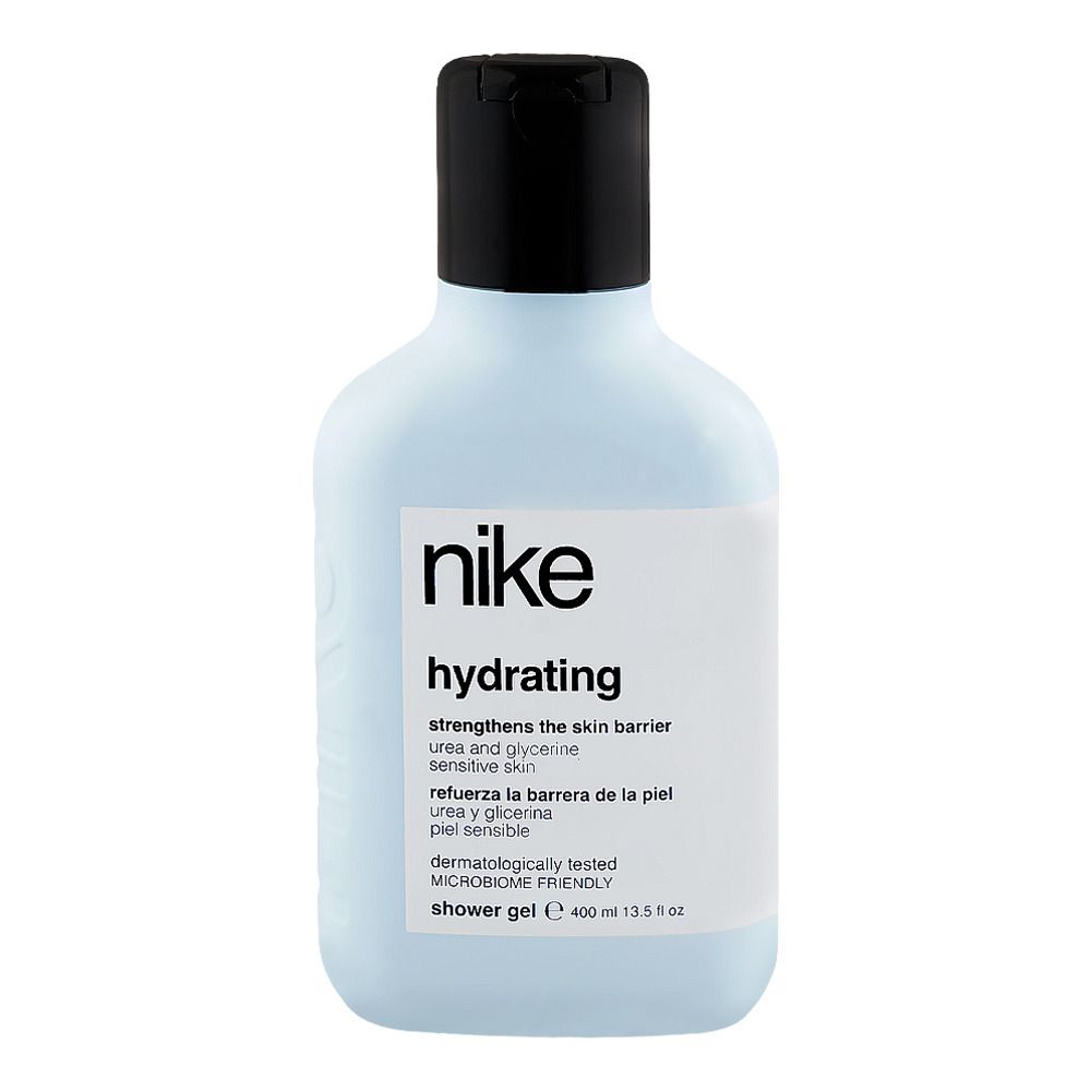 Nike Hydrating Shower Gel 400ml – Deep Cleansing Body Wash for Men & Women with Long Lasting Fresh Fragrance, Hydrating Care 