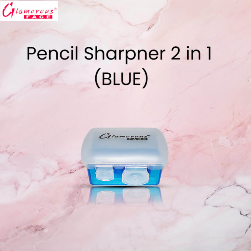 Glamorous Face Pencil Sharpner 2×1 (Blue)
