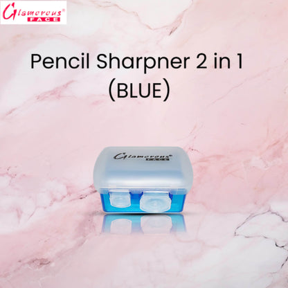Glamorous Face Pencil Sharpner 2×1 (Blue)