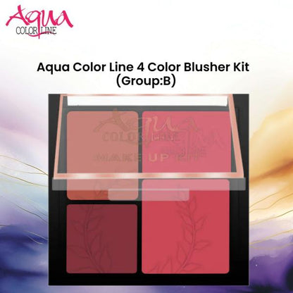 Aqua Color Line 4 Color Blusher Kit (Group:C)