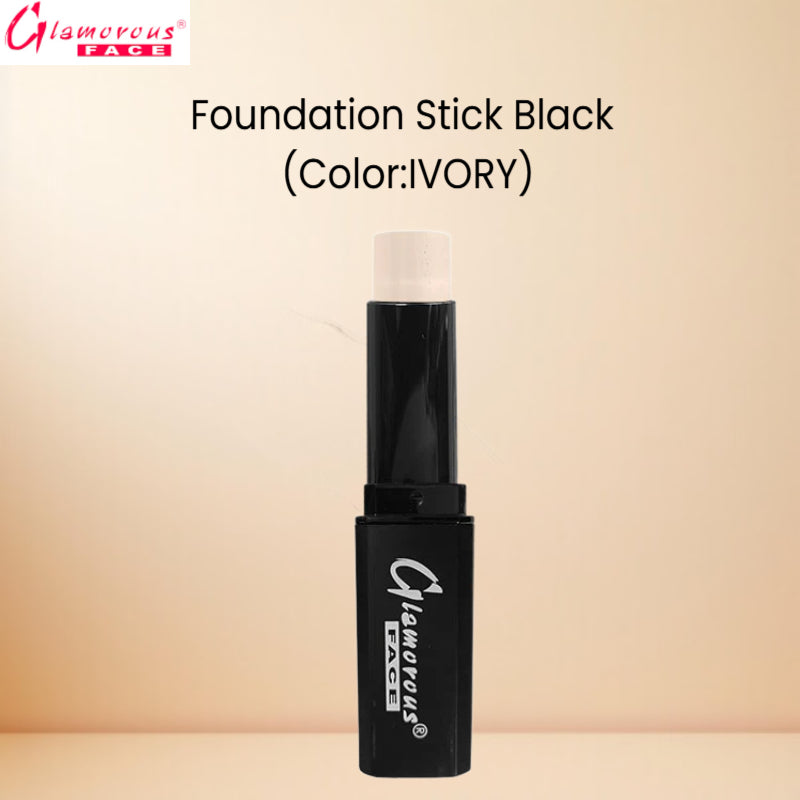 Glamorous Face foundation Stick Black (Color:Ivory)