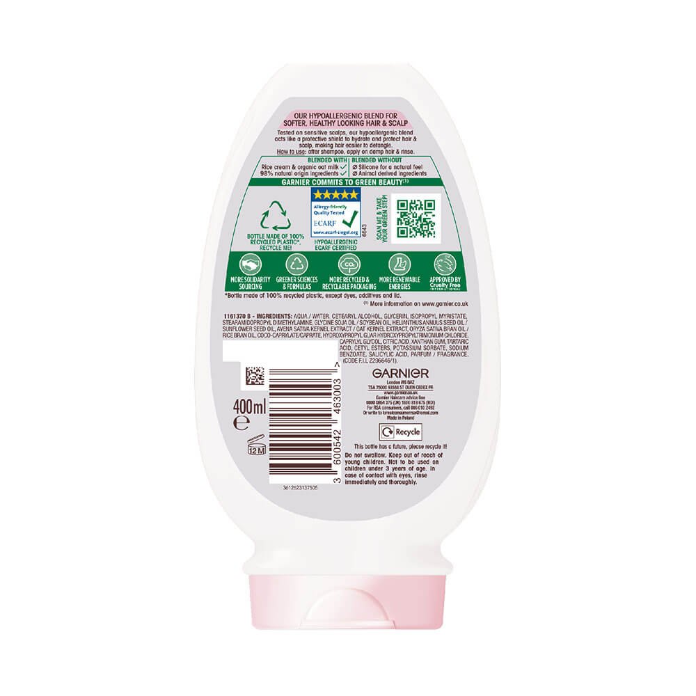Garnier Ultimate Blends Gentle Conditioner Delicate Oat Milk 400ml