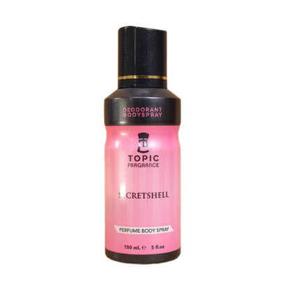 Topic Fragrance Secret Shell Moment Perfume Body Spray 150ml Long-Lasting Elegant Scent