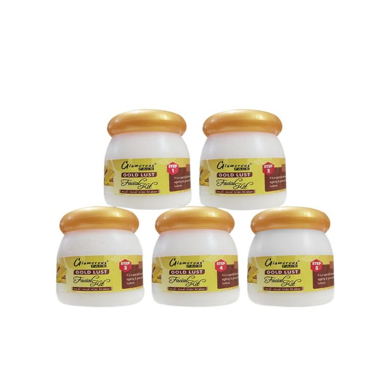 Glamorous Face 5 In 1 Gold Lust Facial Kit