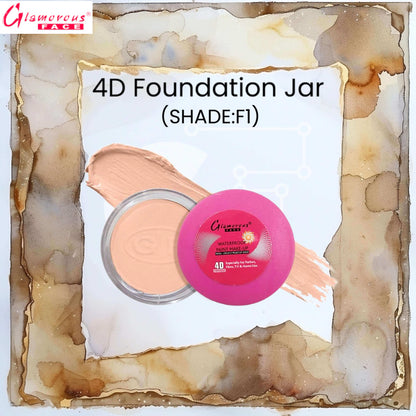 Glamorous Face 4D Foundation Jar (Shade: F1)