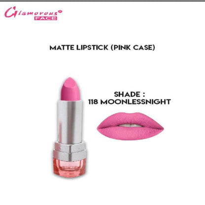 Glamorous Face Matte Lipstick Vitamin E & Aloe Vera Extracts (shade 118) (Moonless night)