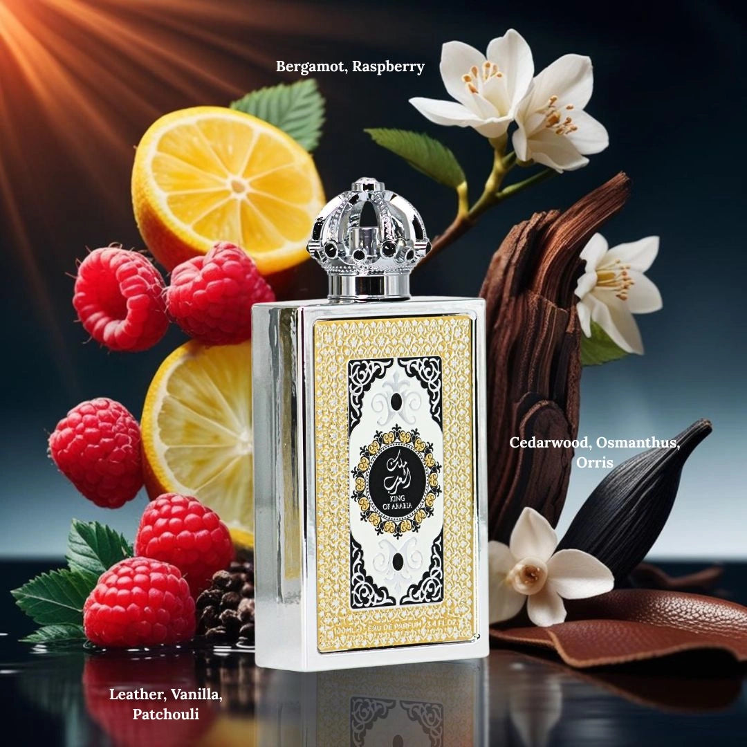 Lattafa Pride King of Arabia Eau de Parfum 100ml - Original Long-Lasting Bold Perfume for Men