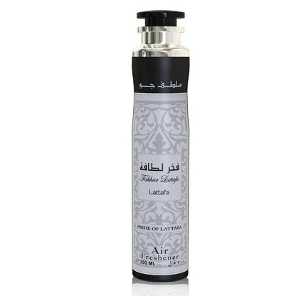 Fakhar Lattafa Air Freshener 300ml - Long Lasting Luxury Floral Fruity Fragrance Room Spray for Home & Office
