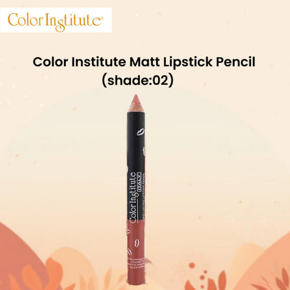 Color Institute Matt Lipstick Pencil (shade:02)
