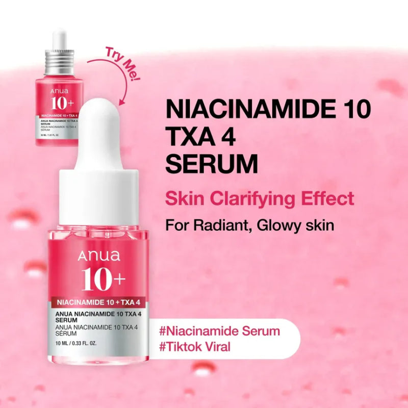 Anua Serum Mini Set 10 ml Travel-Friendly Hydration & Skin Nourishment (K Beauty)