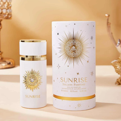 Sunrise White by Sellion Parfums Eau de Parfum 100ml - Long Lasting Fresh Floral Musky Fragrance Perfume for Men & Women Eleg