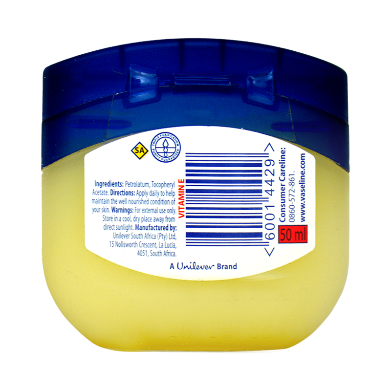 Vaseline Blueseal Petroleum Jelly Vitamin E 50ml