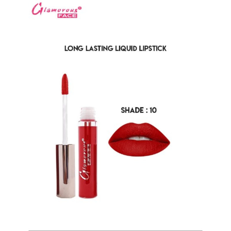 Glamorous Face Long Lasting Liquid Lipstick (shade 10)