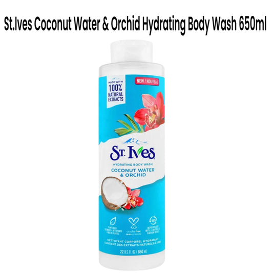 St.Ives Coconut Water & Orchid Hydrating Body Wash 650ml