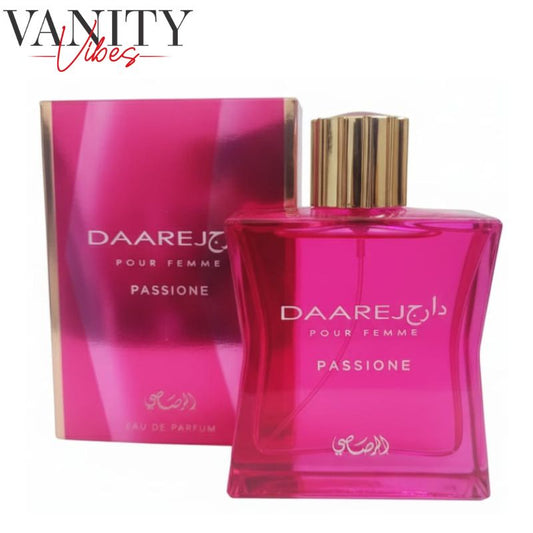 Rasasi Daarej Passione Eau De Parfum for Women 100ml Long-Lasting Feminine & Elegant Fragrance