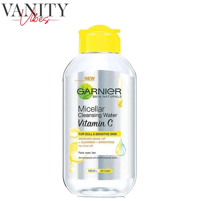 Garnier Micellar Cleansing Water Vitamin C For Dull & Sensitive Skin 125ml