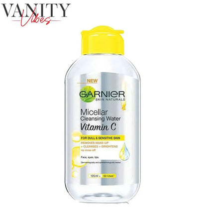 Garnier Micellar Cleansing Water Vitamin C For Dull & Sensitive Skin 125ml