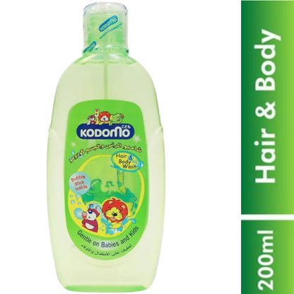 Kodomo Lion Hair & Body Wash 200ml