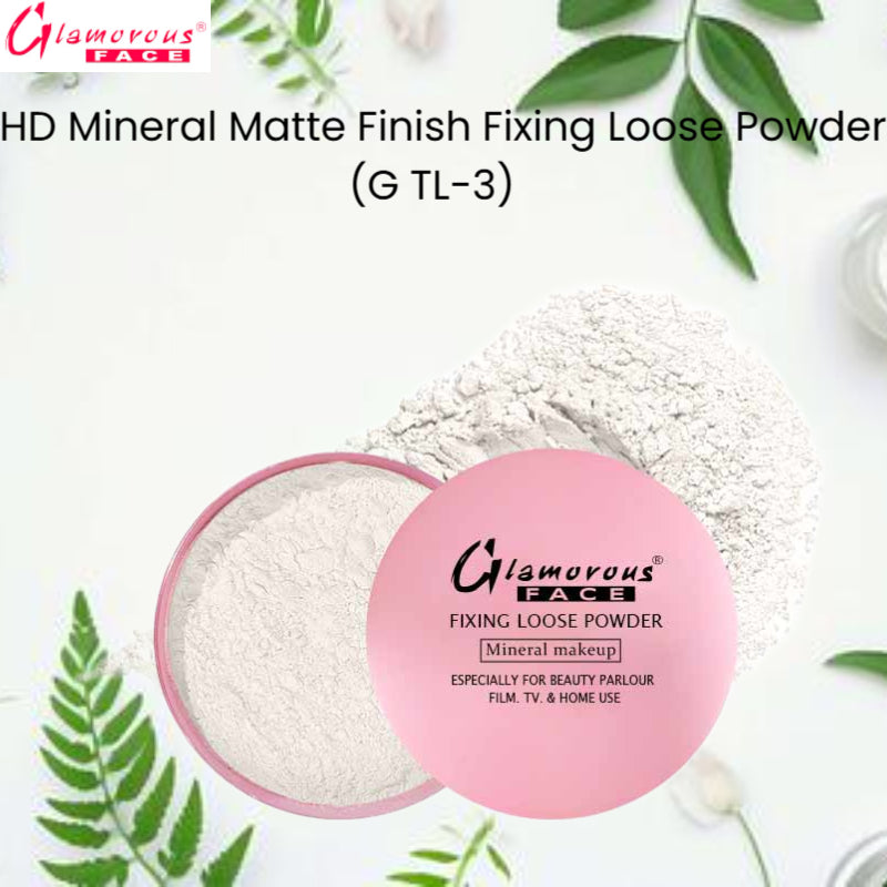 Glamorous Face HD Mineral Matte Finish Fixing Loose Powder (G TL-3)