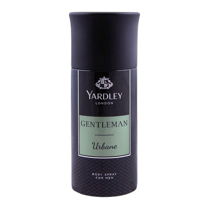 Yardley London Gentleman Urbane Deodorant Body Spray 150 ml Modern Masculine Fragrance & Long‑Lasting Freshness