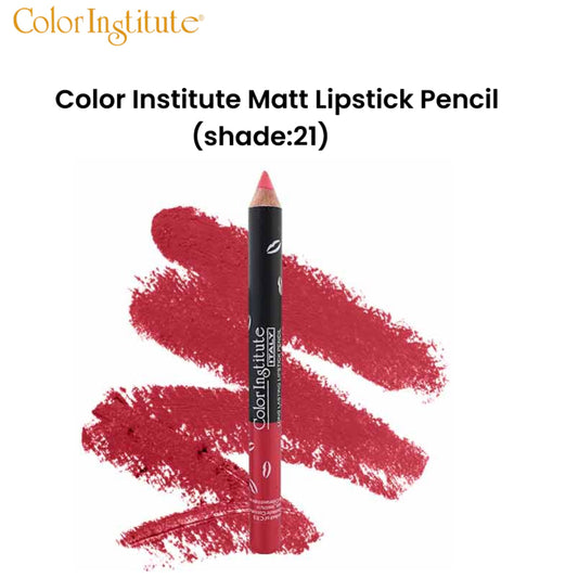 Color Institute Matt Lipstick Pencil (Shade:21)