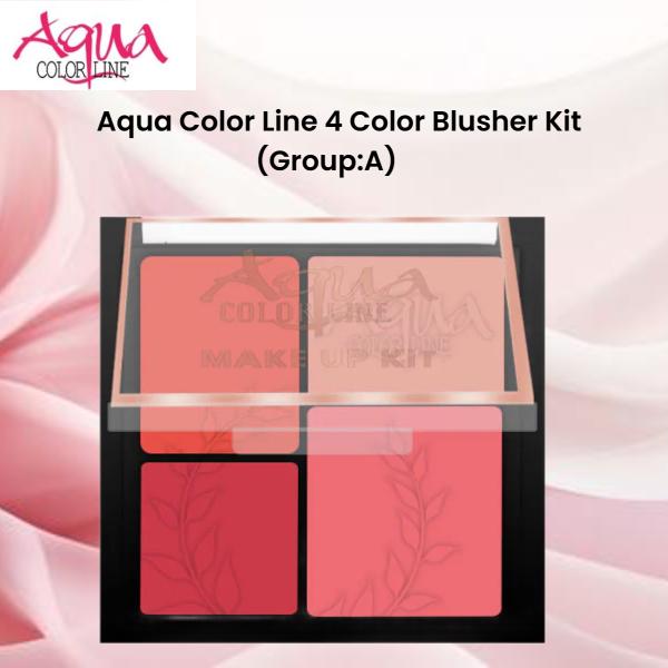 Aqua Color Line 4 Color Blusher Kit (Group:A)