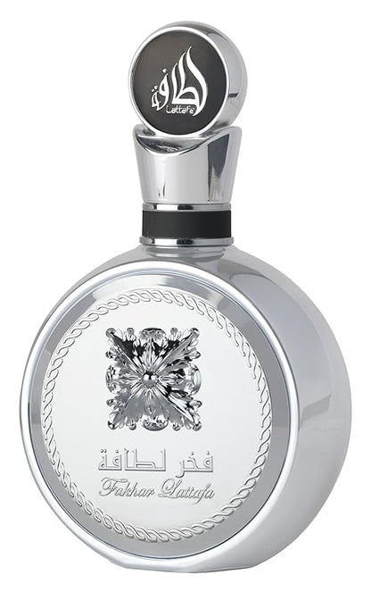 Lattafa Fakhar Platinum for Men EDP 100ml - Long Lasting Fresh & Woody Perfume (2025 New Arrival)