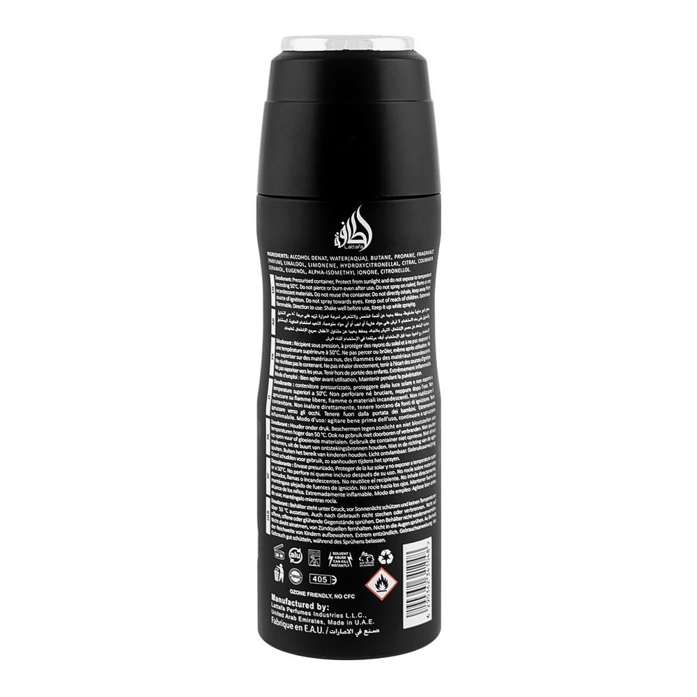 Lattafa Maahir Black Edition Body Spray for Men & Women 200ml