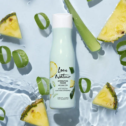 Oriflame Love Nature Hydrating Toner with Organic Aloe Vera & Pineapple 150ml