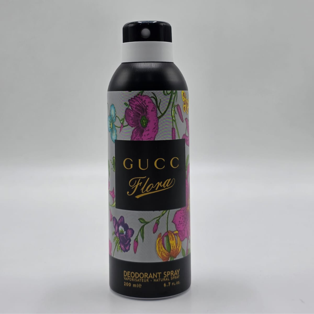 Gucc Flora Deodorant Spray 200ml Elegant Floral Fragrance & Long-Lasting Freshness