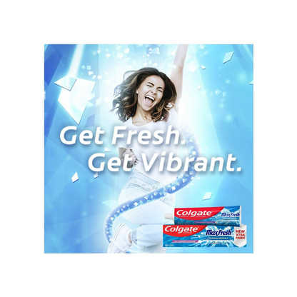 Colgate MaxFresh Toothpaste with Cooling Crystals Cool Mint 100ml New Extra Fresh Formula