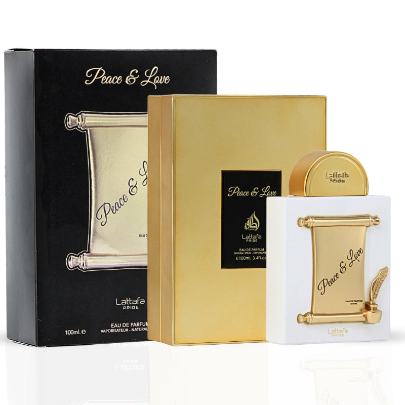 Lattafa Pride Peace & Love Eau de Parfum 100ml - Long Lasting Original Elegant Unisex Fragrance for Men & Women