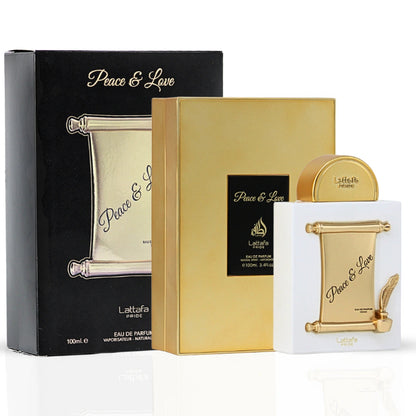 Lattafa Pride Peace & Love Eau de Parfum 100ml - Long Lasting Original Elegant Unisex Fragrance for Men & Women