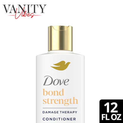 Dove Damage Therapy Bond Strength Conditioner 355ml - Strengthening Conditioner for Weak, Damaged & Breakage-Prone Hair (USA)