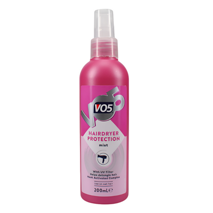 V05 VO5 Hair Dryer Protection Mist Spray 200ml