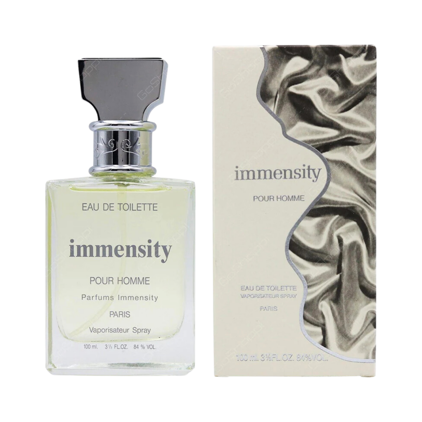 Immensity Pour Homme Eau De Toilette Paris 100ml – Long Lasting Fresh Masculine Fragrance Spray for Men