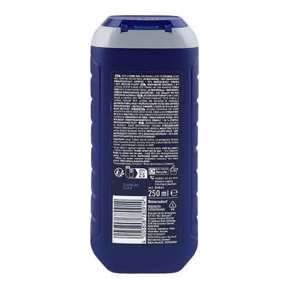 Nivea Men Power 24H Fresh Effect 3-In-1 Shower Gel For Body, Face & Hair 250ml