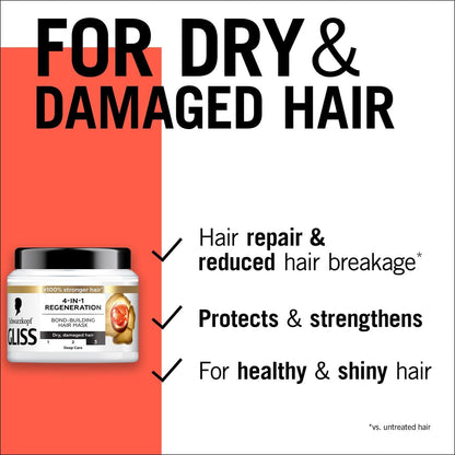 Schwarzkopf Gliss 4in1 Regeneration Bond-Building Hair Mask 400ml