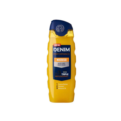 Denim Performance Nourish Body & Face Wash Triple Replenishing - 400ml