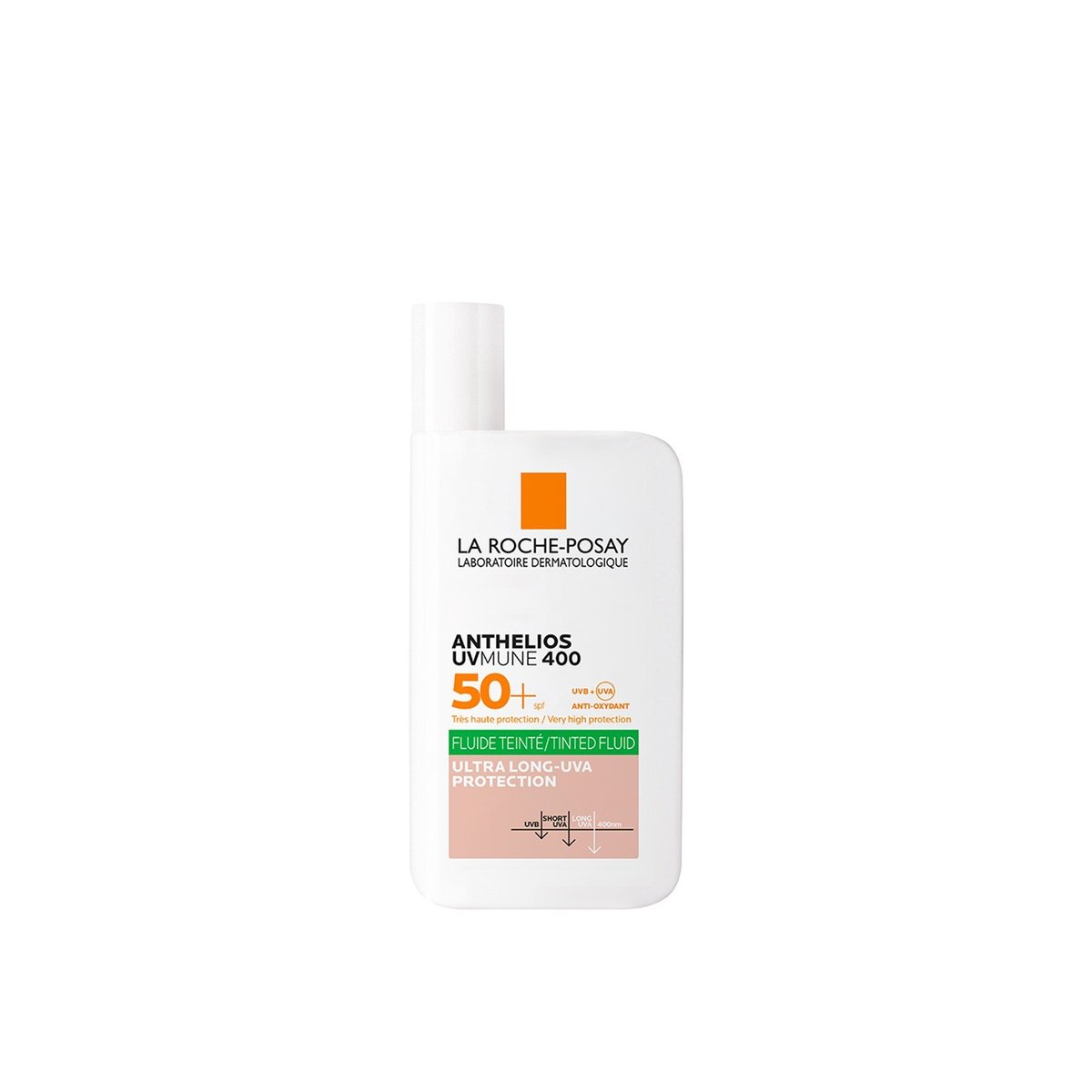 La Roche Posay Anthelios UVMune 400 Tinted Fluid SPF50+ 50 ml Broad Spectrum Sun Protection & Natural Tint (K Beauty)