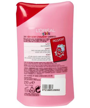 Loreal Paris Kids Extra Gentle 2in1 Shampoo Very Berry Strawberry 250ml