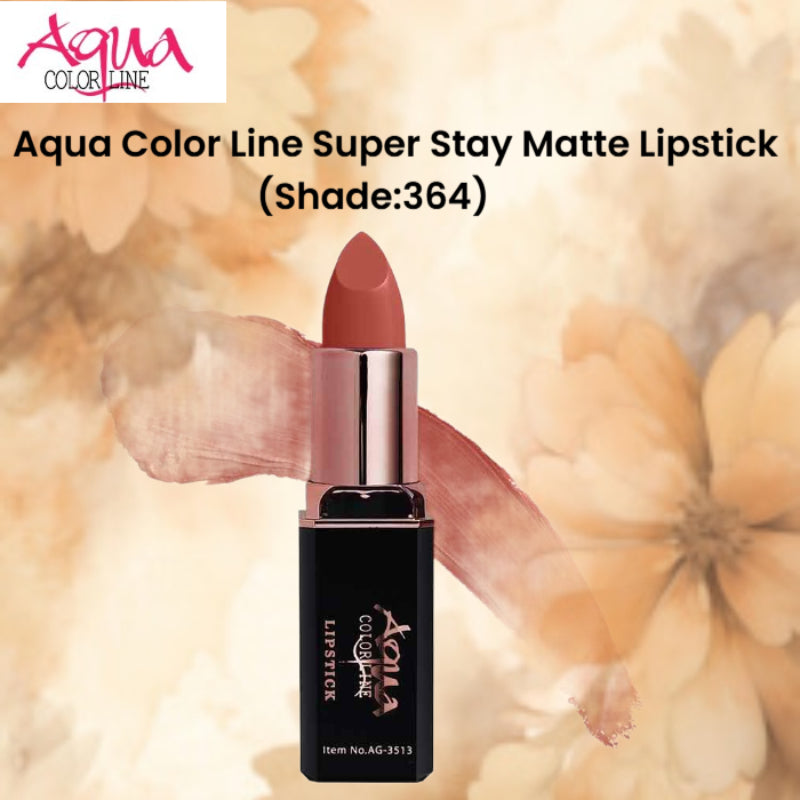 Aqua Color Line Super Stay Matte Lipstick (Shade:364)