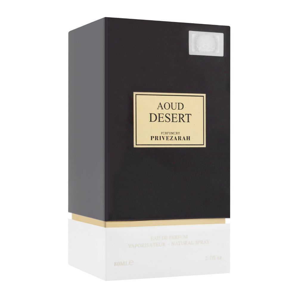 Privezarah Aoud Dessert Eau de Parfum, Fragrance for Men & Women, 80ml