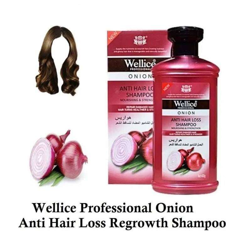 Wellice Onion Anti-Hair Loss Shampoo 400g