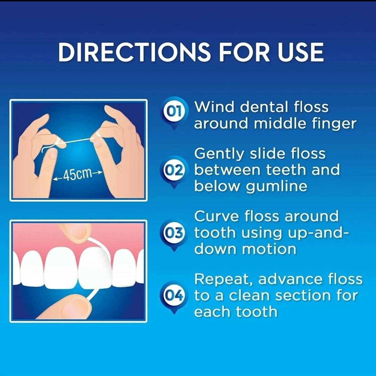 Oral-B Essential Mint Dental Floss 50m (Pack of 2)