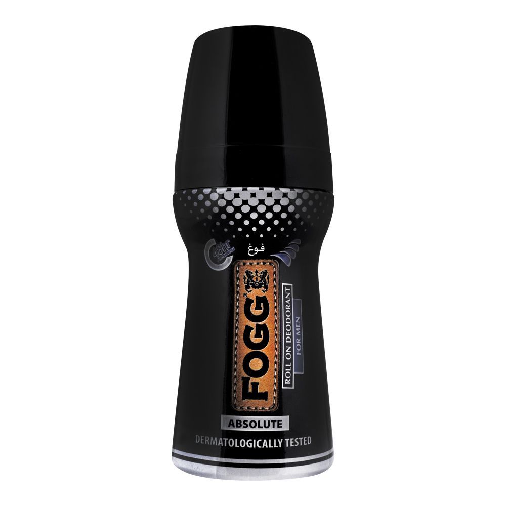 Fogg Absolute For Men Roll-On Deodorant 50ml Long-Lasting Fresh & Masculine Fragrance
