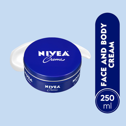 Nivea Creme Tin 250 ml Classic Deep Moisturizing Skin Care