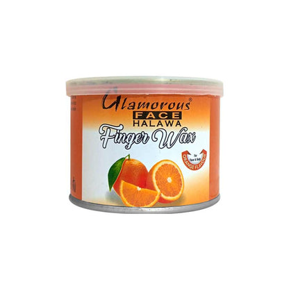 Glamorous Face Tin Finger Wax 250 gm (Orange)